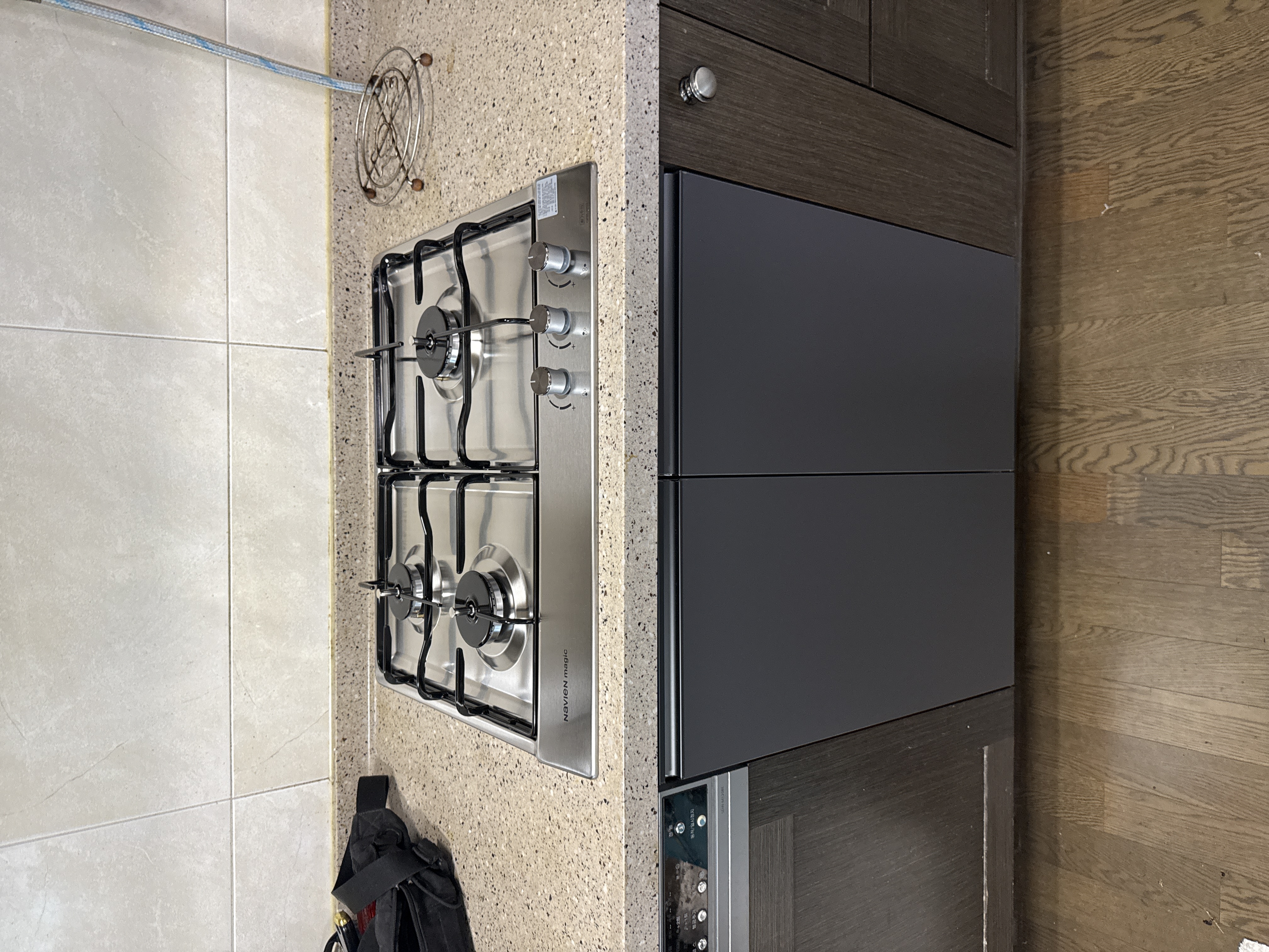 오븐 패널 마감 시공 사례