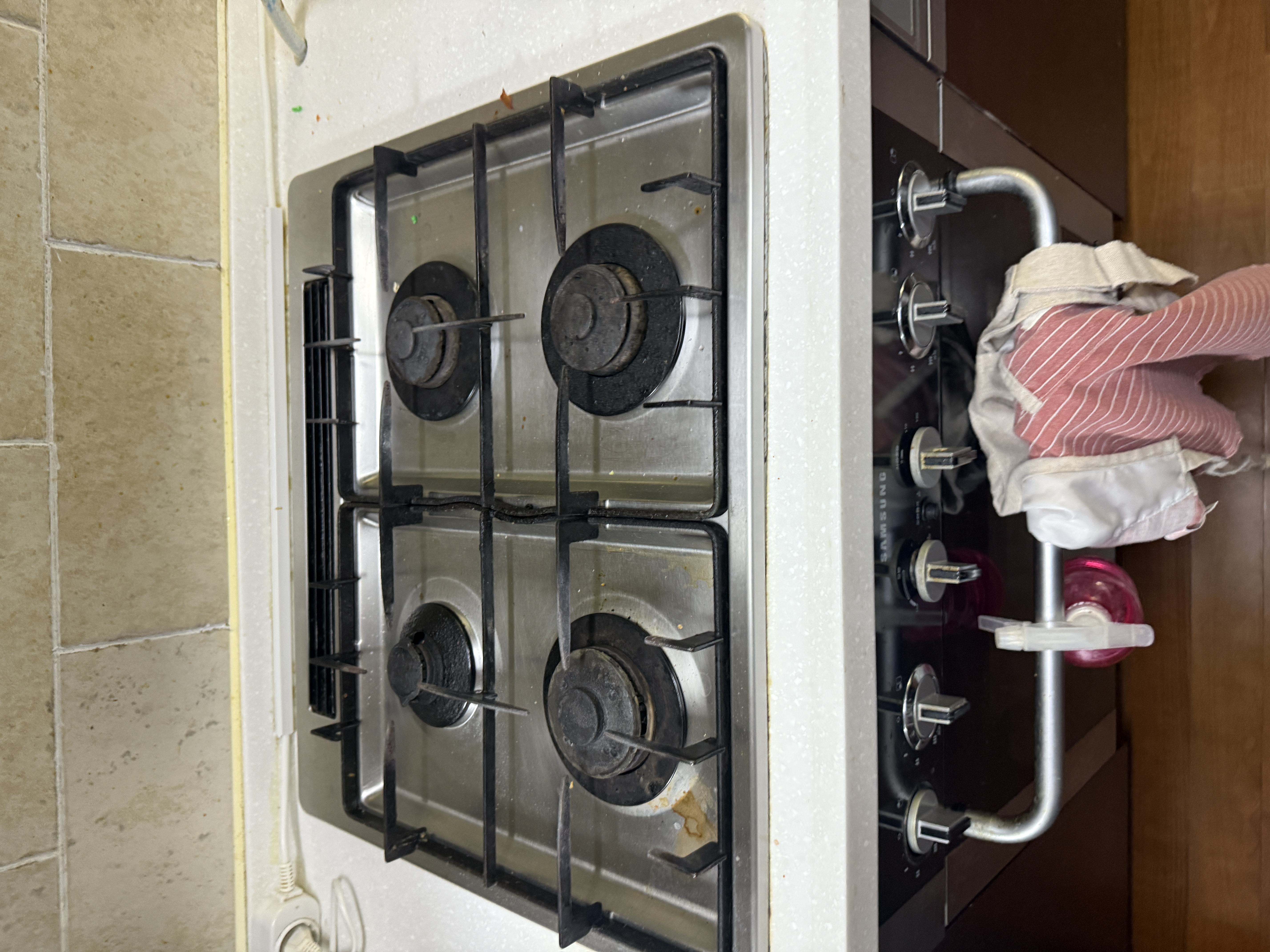 삼성 가스레인지 설치 현장