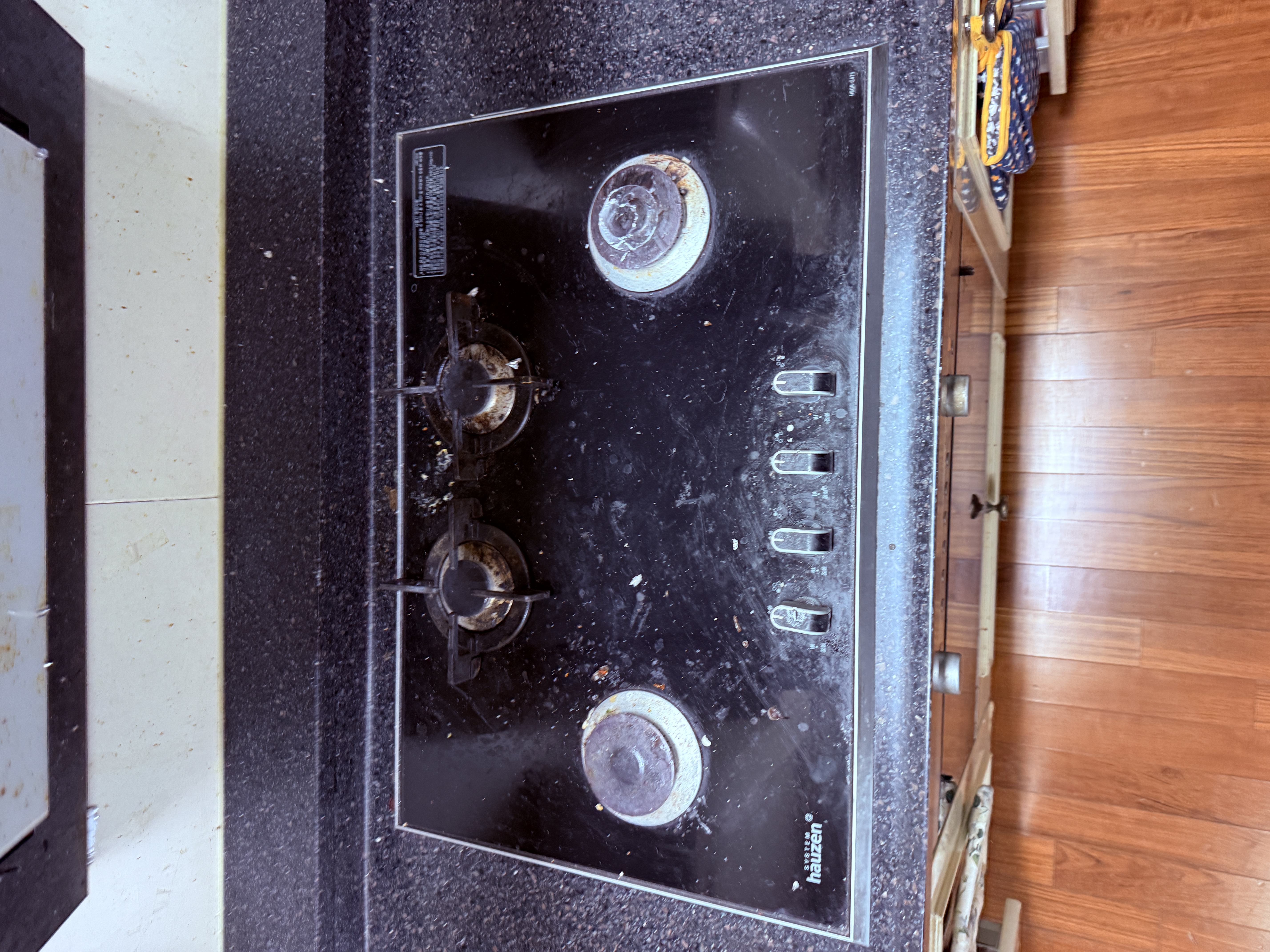 스탠드형 가스레인지 교체 완료