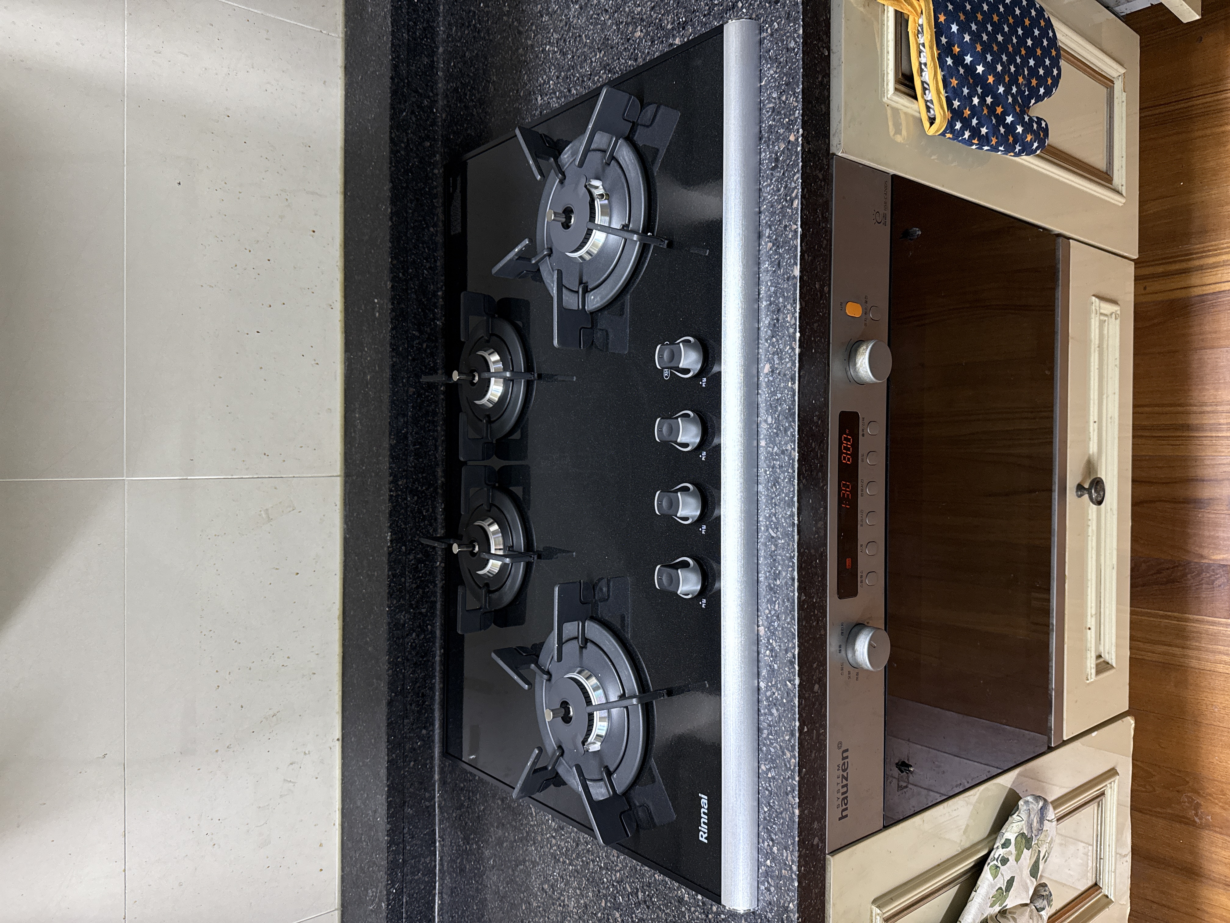 가스레인지 철거 및 새제품 설치